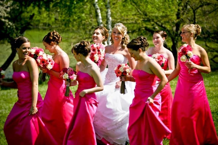 Bold Bridesmaid Dresses